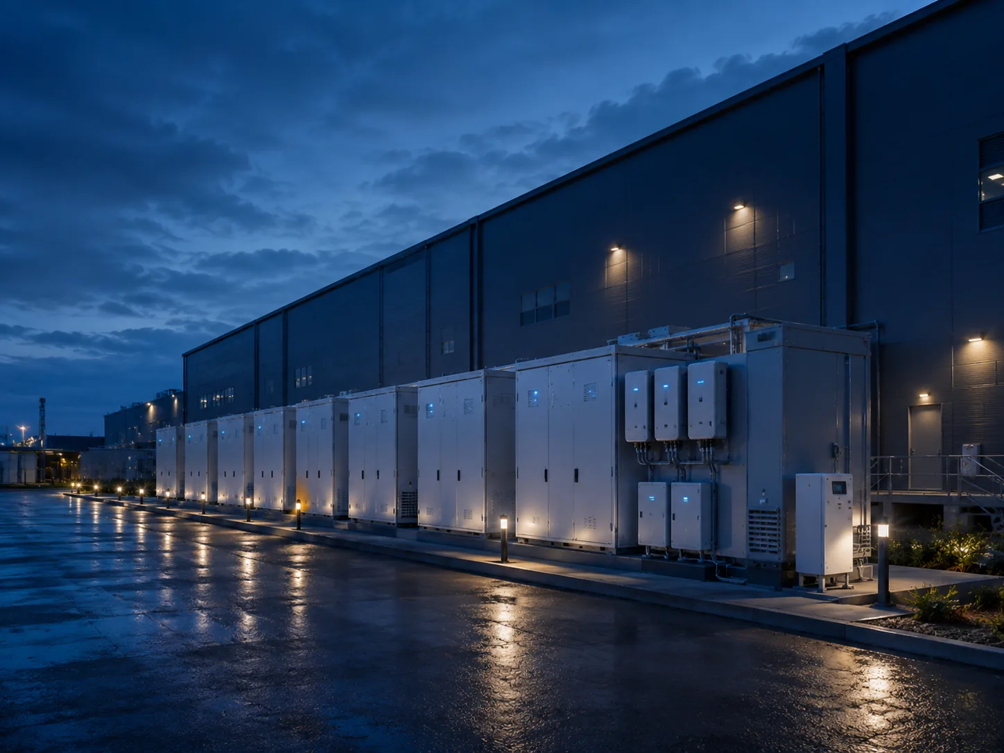 Industrial energy storage system for facility-scale backup and power management